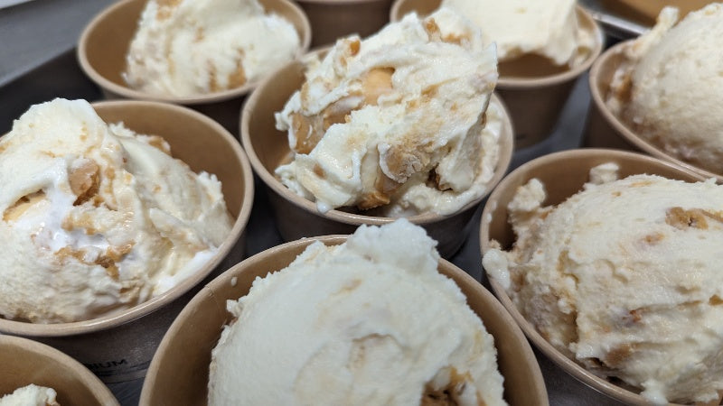 Fluffer Butter Crunch Sheep Milk Gelato All Sorts Acres Farm