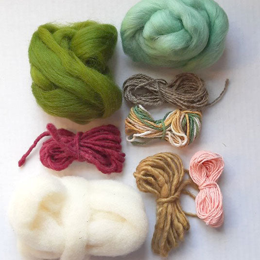 Weaving Bundle ~ mixed yarns and fibers