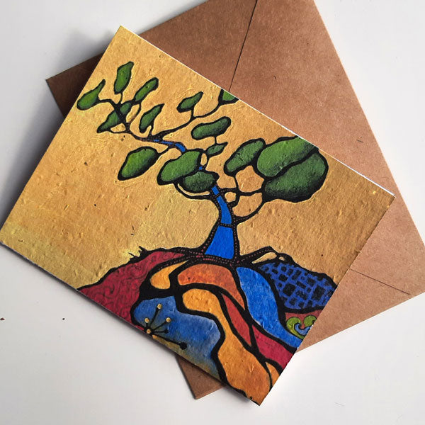 Connection: On the Edge - seed paper greeting card All Sorts Acres Farm