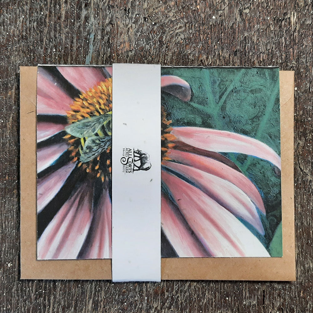 The Honeybee - seed paper greeting card All Sorts Acres Farm