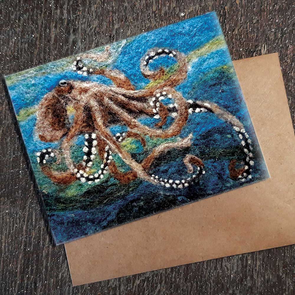 Octapodia - seed paper greeting card All Sorts Acres Farm