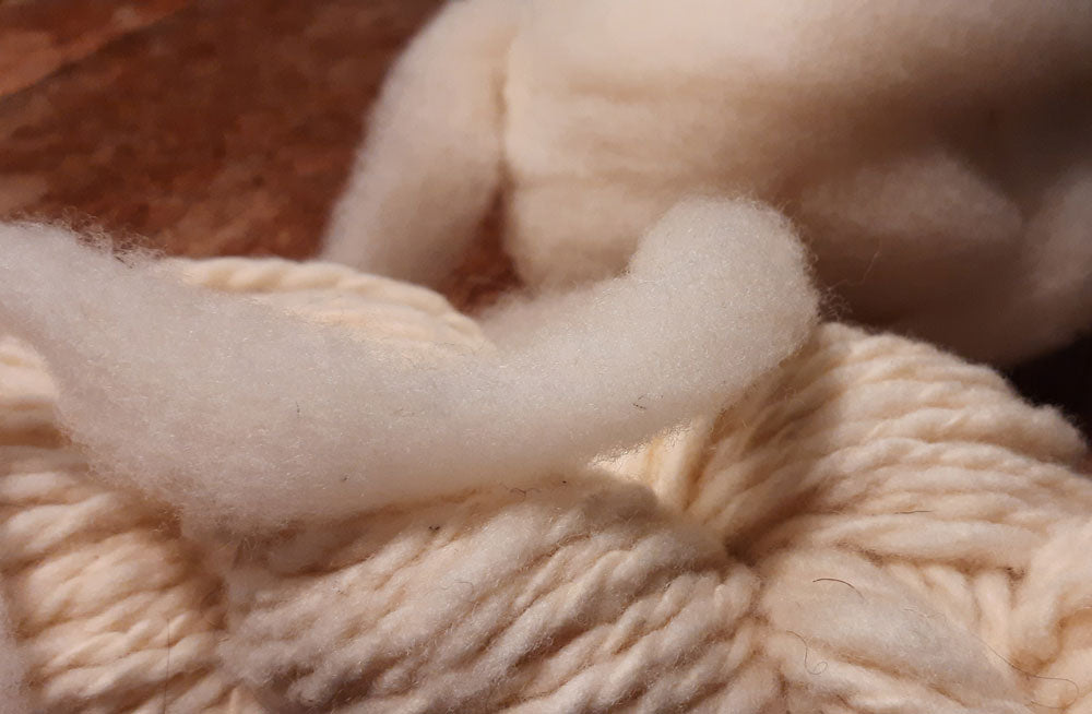 Roving/Core Wool - 100% wool All Sorts Acres Farm