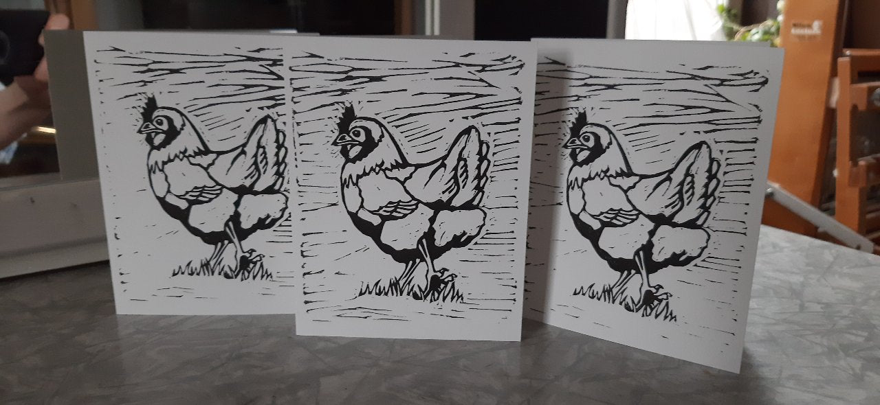 Relief Printmaking Workshop - Make your own edition of cards All Sorts Acres Farm