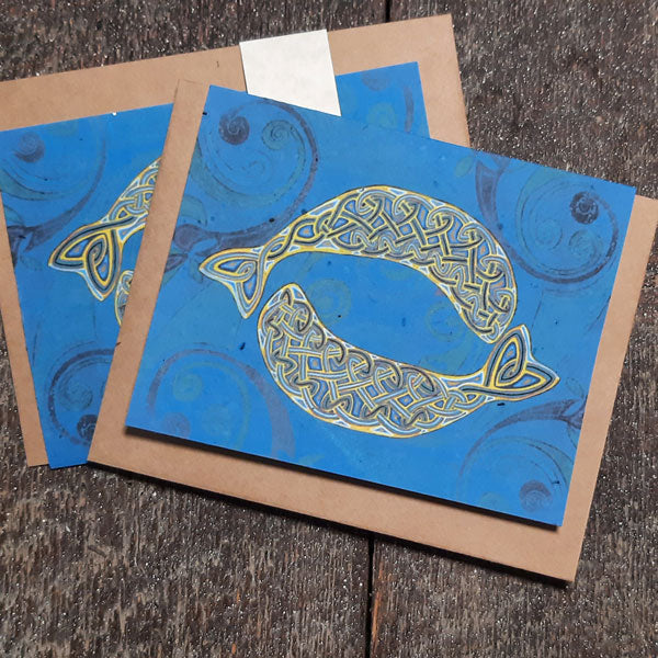 ANIMUS: Fish Power- seed paper greeting card All Sorts Acres Farm