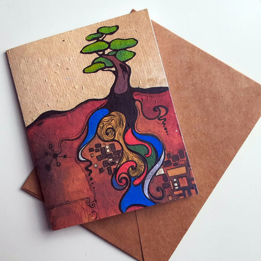Connection: Deeper Than You Know - seed paper greeting card All Sorts Acres Farm