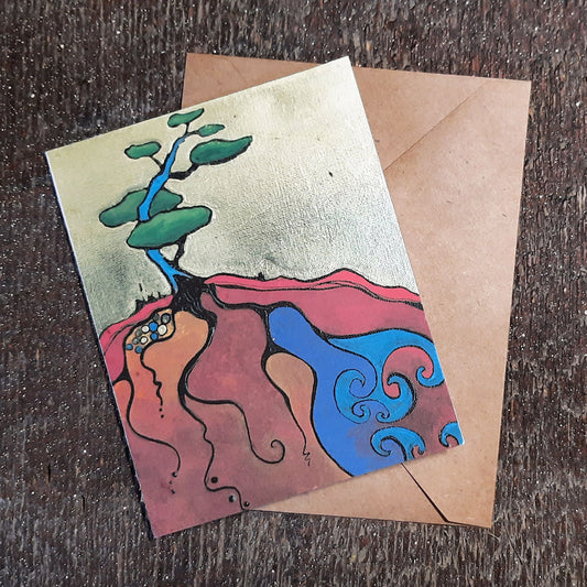 Connection: Queen of the Hill  - seed paper greeting card All Sorts Acres Farm