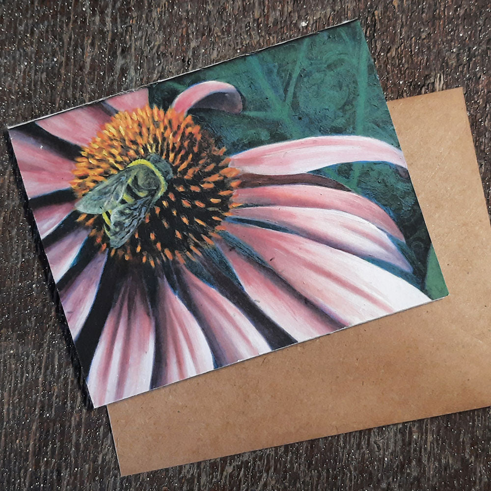 The Honeybee - seed paper greeting card All Sorts Acres Farm
