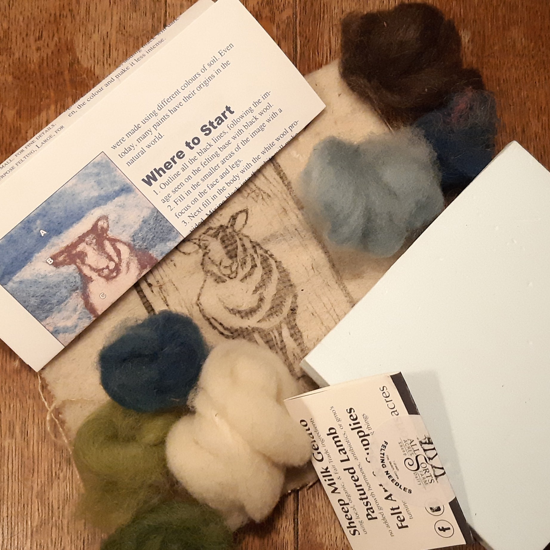 Sheep Wool Painting Kit All Sorts Acres Farm