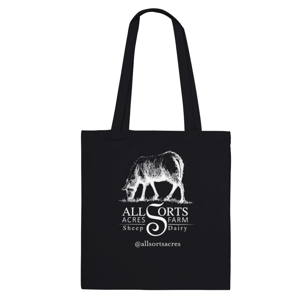 The All Sorts Acres Tote Bag - A sheep on your shoulder! Gelato