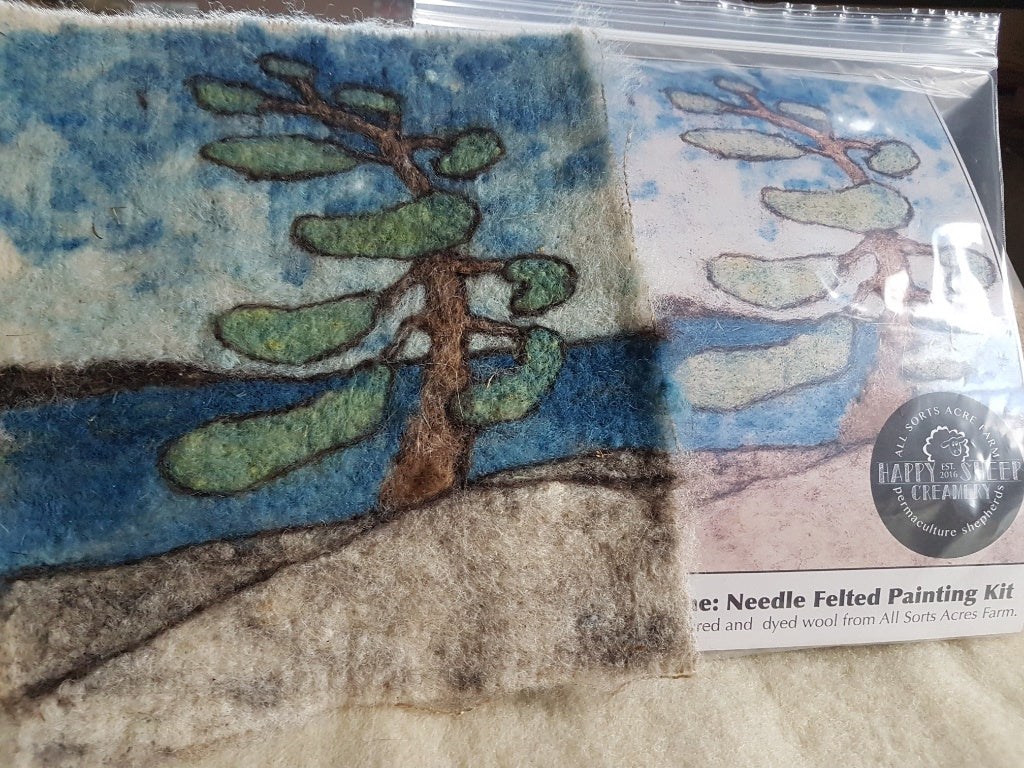 Georgian Pine Wool Painting Kit All Sorts Acres Farm