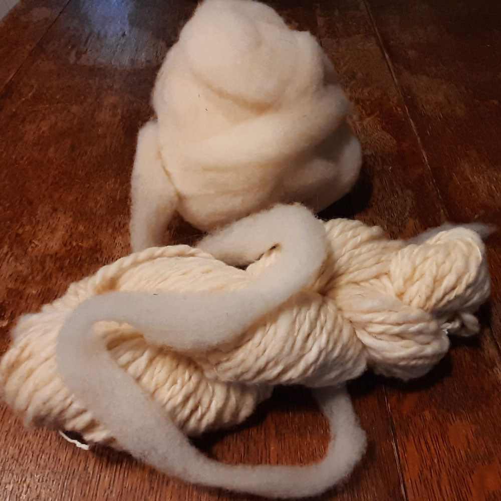 Roving/Core Wool - 100% wool All Sorts Acres Farm